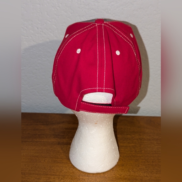 Ruger Firearm Cap Hat Red Gray Embroidered Logo Adjustable - Picture 3 of 9